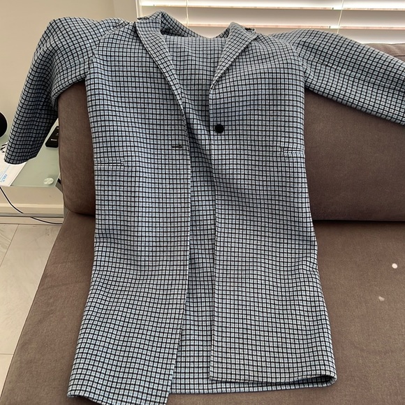 Sandro Paris - Blue lightweight coat - Size 36. Perfect condition, worn once. - Picture 3 of 10